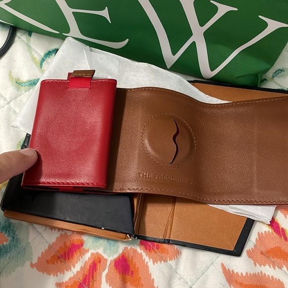 Speed Wallet Mini new red and camel leather - Picture 3 of 7
